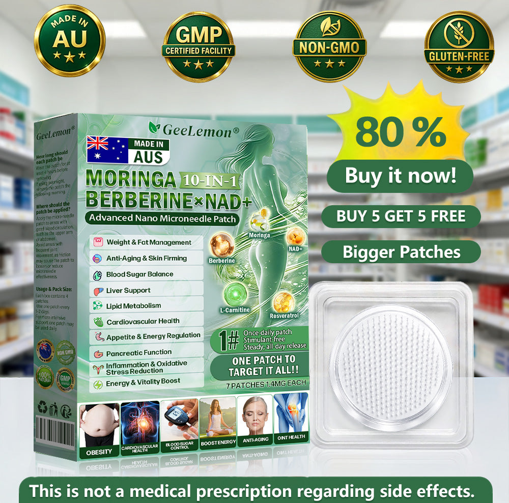 𝐆𝐞𝐞𝐋𝐞𝐦𝐨𝐧® 𝐌𝐨𝐫𝐢𝐧𝐠𝐚 · 𝐁𝐞𝐫𝐛𝐞𝐫𝐢𝐧𝐞 × 𝐍𝐀𝐃+ 𝟏𝟎-𝐢𝐧-𝟏 𝐀𝐝𝐯𝐚𝐧𝐜𝐞𝐝 𝐍𝐚𝐧𝐨 𝐌𝐢𝐜𝐫𝐨𝐧𝐞𝐞𝐝𝐥𝐞 𝐏𝐚𝐭𝐜𝐡 — 🇺(𝐉𝐮𝐬𝐭 𝐨𝐧𝐜𝐞 𝐚 𝐝𝐚𝐲, 𝐯𝐢𝐬𝐢𝐛𝐥𝐞 𝐜𝐡𝐚𝐧𝐠𝐞𝐬 𝐢𝐧 𝟕 𝐝𝐚𝐲𝐬）𝘽𝙚𝙧𝙗𝙚𝙧𝙞𝙣𝙚 + 𝙈𝙤𝙧𝙞𝙣𝙜𝙖 𝙁𝙤𝙧𝙢𝙪𝙡𝙖 ✅ 𝐅𝐨𝐫 𝐨𝐛𝐞𝐬𝐢𝐭𝐲, 𝗟𝗼𝗼𝘀𝗲 𝘀𝗸𝗶𝗻,𝐝𝐢𝐚𝐛𝐞𝐭𝐞𝐬, 𝐬𝐥𝐞𝐞𝐩 𝐚𝐩𝐧𝐞𝐚, 𝐣𝐨𝐢𝐧𝐭 𝐢𝐬𝐬𝐮𝐞𝐬, 𝐚𝐧𝐝 𝐦𝐨𝐫𝐞 💥