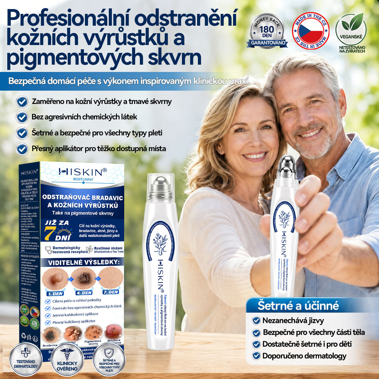 Oficiální značkový obchod | Hiskin® 7denní odstraňovač skvrn a pigmentových skvrn (Bezbolestný rollerball bez jizev)🐬