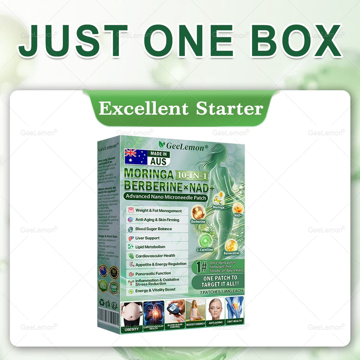 𝐆𝐞𝐞𝐋𝐞𝐦𝐨𝐧® 𝐌𝐨𝐫𝐢𝐧𝐠𝐚 · 𝐁𝐞𝐫𝐛𝐞𝐫𝐢𝐧𝐞 × 𝐍𝐀𝐃+ 𝟏𝟎-𝐢𝐧-𝟏 𝐀𝐝𝐯𝐚𝐧𝐜𝐞𝐝 𝐍𝐚𝐧𝐨 𝐌𝐢𝐜𝐫𝐨𝐧𝐞𝐞𝐝𝐥𝐞 𝐏𝐚𝐭𝐜𝐡 — 🇺(𝐉𝐮𝐬𝐭 𝐨𝐧𝐜𝐞 𝐚 𝐝𝐚𝐲, 𝐯𝐢𝐬𝐢𝐛𝐥𝐞 𝐜𝐡𝐚𝐧𝐠𝐞𝐬 𝐢𝐧 𝟕 𝐝𝐚𝐲𝐬）𝘽𝙚𝙧𝙗𝙚𝙧𝙞𝙣𝙚 + 𝙈𝙤𝙧𝙞𝙣𝙜𝙖 𝙁𝙤𝙧𝙢𝙪𝙡𝙖 ✅ 𝐅𝐨𝐫 𝐨𝐛𝐞𝐬𝐢𝐭𝐲, 𝗟𝗼𝗼𝘀𝗲 𝘀𝗸𝗶𝗻,𝐝𝐢𝐚𝐛𝐞𝐭𝐞𝐬, 𝐬𝐥𝐞𝐞𝐩 𝐚𝐩𝐧𝐞𝐚, 𝐣𝐨𝐢𝐧𝐭 𝐢𝐬𝐬𝐮𝐞𝐬, 𝐚𝐧𝐝 𝐦𝐨𝐫𝐞 💥