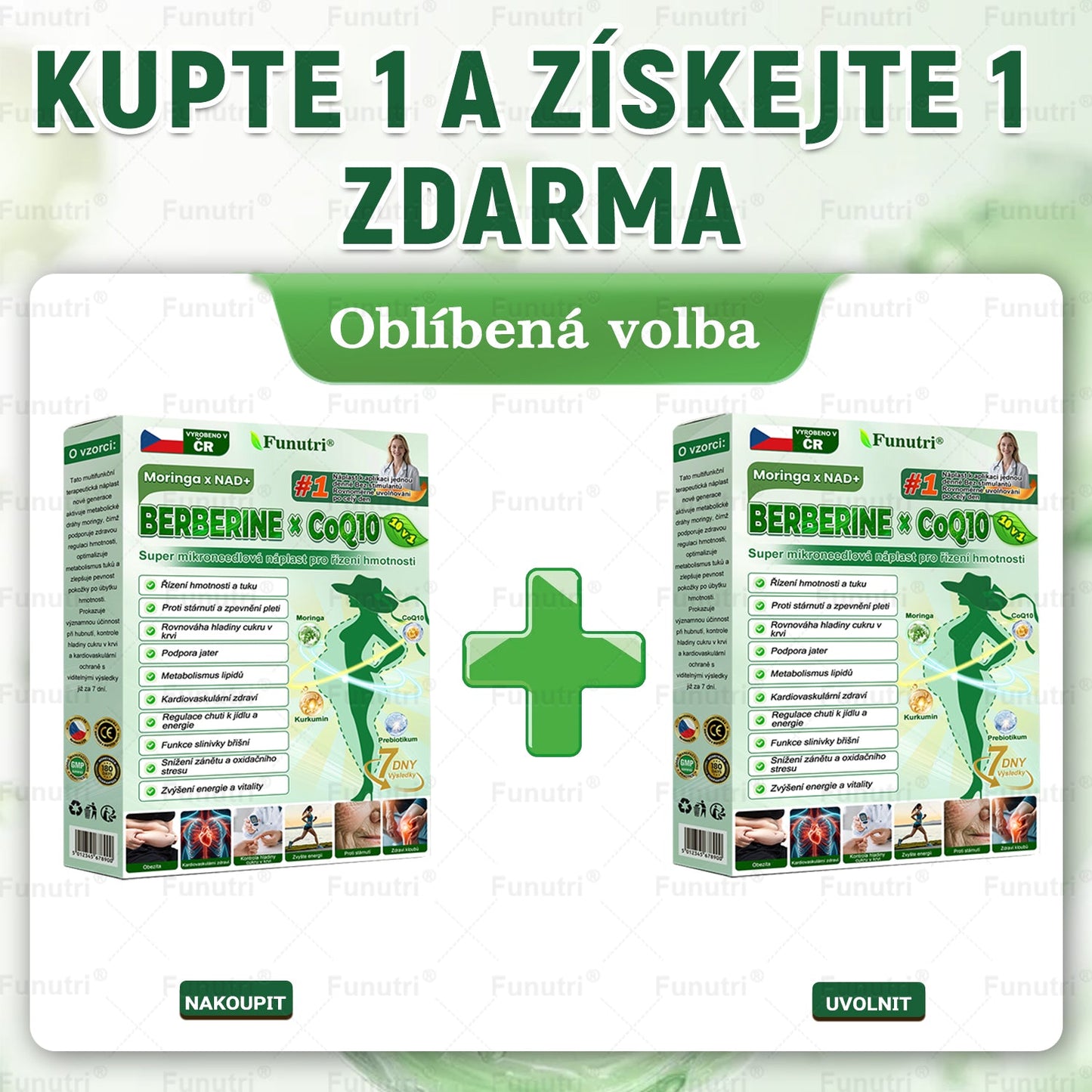 Oficiální obchod 🍀 Funutri® 10 v 1 metabolická tvarující náplast s nano mikrojehličkami (Pouze jednou denně, viditelné změny již za 7 dní)  Určeno pro osoby s obezitou, diabetem, spánkovou apnoe